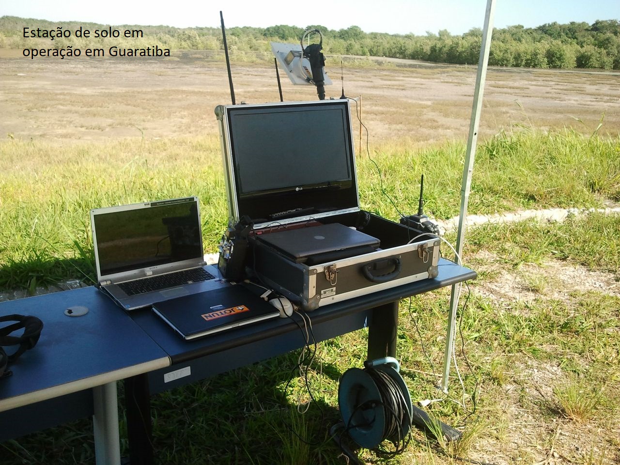 Estação de solo em Guaratiba
